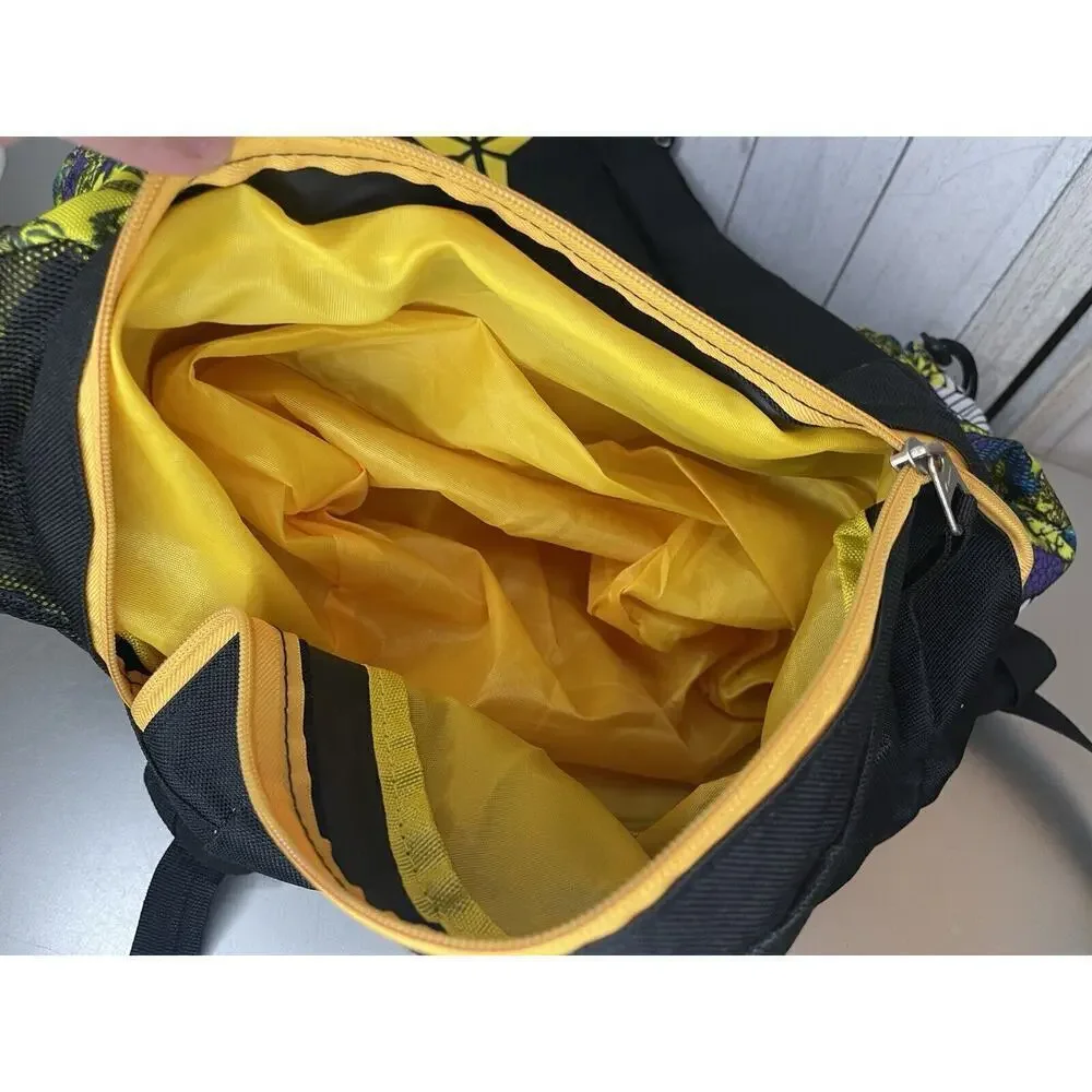 Nike Kobe Black Mamba Backpack Yellow Purple Multi Compartment
